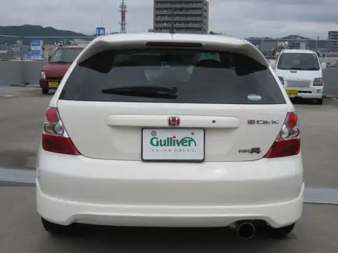 カタログ画像：シビック （CIVIC） タイプＲ 2004年4月 ABA-EP3 2000cc チャンピオンシップホワイト 燃費12.4km / l バック