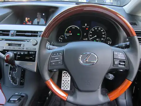 カタログ画像：ＲＸ （RX） ＲＸ４５０ｈ バージョンＬ エアサスペンション 2009年4月 DAA-GYL16W 3500cc ダークグレーマイカorセーブルマイカメタリック 燃費18.8km / l 内装