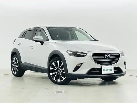 カタログ画像：ＣＸ－３ （CX-3） ２０Ｓ プロアクティブ Ｓパッケージ 2020年6月 6BA-DKEAW 2000cc スノーフレイクホワイトパールマイカ 燃費15.2km / l メイン（その他）