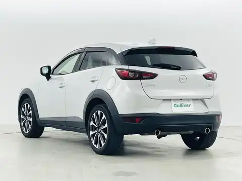 カタログ画像：ＣＸ－３ （CX-3） ２０Ｓ プロアクティブ Ｓパッケージ 2020年6月 6BA-DKEAW 2000cc スノーフレイクホワイトパールマイカ 燃費15.2km / l バック