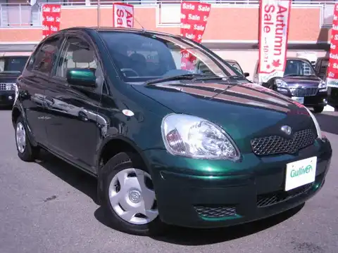 カタログ画像：ヴィッツ （VITZ） Ｕ Ｄパッケージ ビューティフルセレクション 2002年4月 TA-NCP10 1300cc ダークグリーンマイカ 燃費18.0km / l メイン（その他）