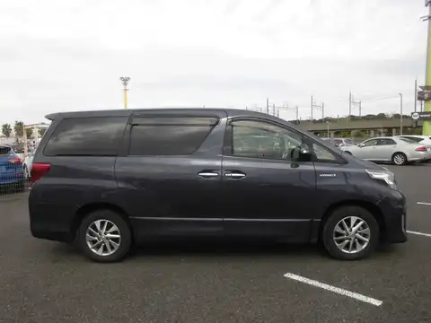 カタログ画像：アルファードハイブリッド （ALPHARD HYBRID） ハイブリッドＳＲ 2012年9月 DAA-ATH20W 2400cc ダークバイオレットマイカメタリック 燃費16.2km / l 外装