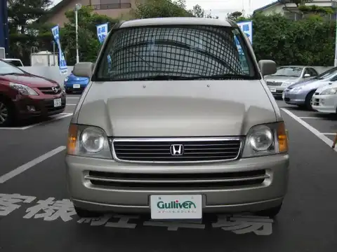 カタログ画像：ステップワゴン （STEPWAGON） Ｗ フィールドデッキ 回転対座シート 1999年5月 GF-RF1 2000cc ボーグシルバー・メタリック 燃費10.6km / l フロント