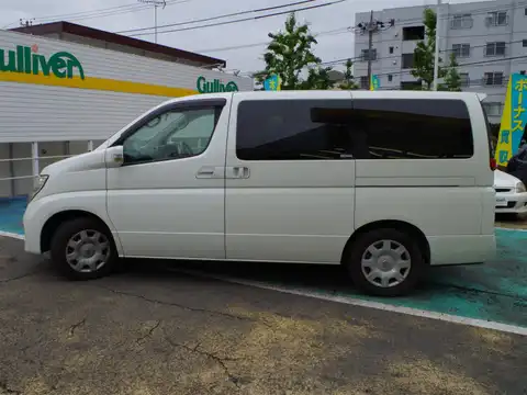 カタログ画像：エルグランド （ELGRAND） Ｖ 2006年12月 CBA-ME51 2500cc ホワイトパール（３Ｐ） 燃費8.9km / l 外装