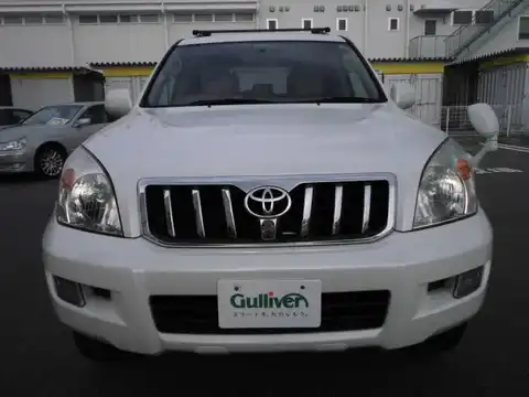 カタログ画像：ランドクルーザープラド （LAND CRUISER PRADO） ＴＸリミテッド 2005年8月 KN-KDJ120W 3000cc ホワイトパールクリスタルシャイン 燃費10.8km / l メイン