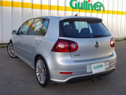 カタログ画像：ゴルフ （GOLF） Ｒ３２ 2006年2月 GH-1KBUBF 3200cc リフレックスシルバーメタリック 燃費10.2km / l バック