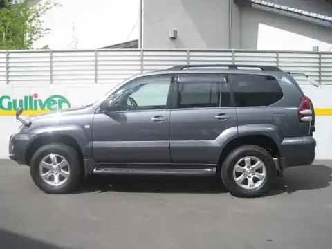 カタログ画像：ランドクルーザープラド （LAND CRUISER PRADO） ＴＺ 2002年10月 KN-KDJ121W 3000cc ダークグレーマイカメタリック 燃費10.8km / l 外装