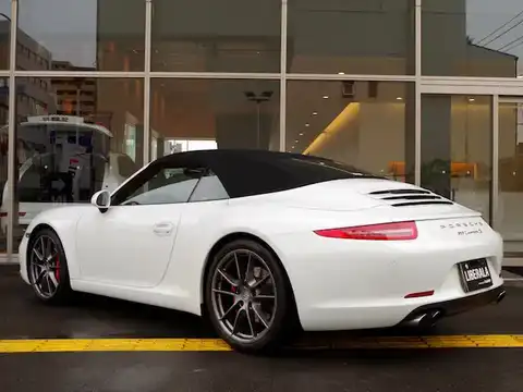 カタログ画像：９１１ （911） ９１１カレラＳ カブリオレ 2014年4月 ABA-991MA103 3800cc キャララホワイトメタリック バック