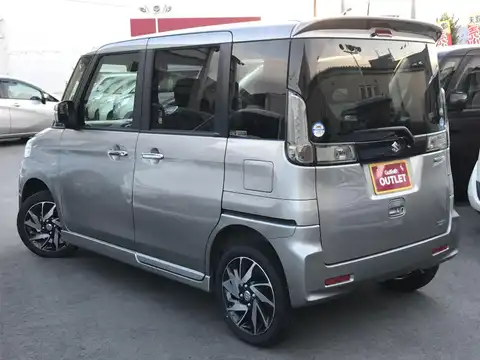 カタログ画像：スペーシアカスタム （SPACIA CUSTOM） ＸＳ 2015年5月 DAA-MK42S 660cc スチールシルバーメタリック 燃費29.0km / l 外装