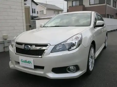 カタログ画像：レガシィツーリングワゴン （LEGACY TOURING WAGON） ２．５ｉアイサイト Ｓパッケージ 2014年4月 DBA-BRM 2500cc サテンホワイト・パール 燃費12.4km / l 外装