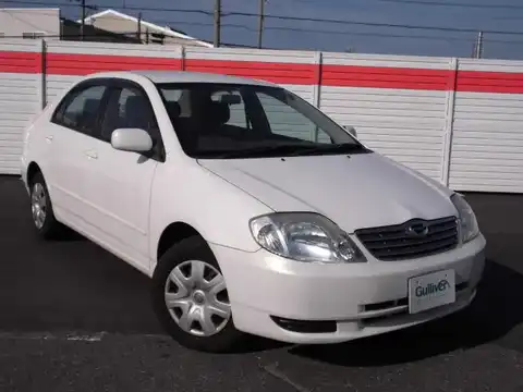 カタログ画像：カローラ （COROLLA） Ｘ リミテッド・ナビスペシャル 2002年9月 UA-NZE124 1500cc スーパーホワイトII 燃費14.4km / l メイン（その他）