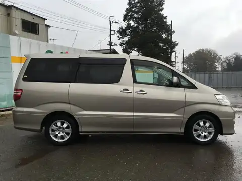 カタログ画像：アルファードＧ （ALPHARD G） ＡＸ Ｌエディション 2007年6月 DBA-ANH10W 2400cc ゴールドメタリック 燃費9.7km / l 外装