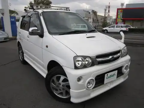 カタログ画像：テリオスキッド （TERIOS KID） キスマークＸ 2005年10月 TA-J111G 660cc ホワイト 燃費15.4km / l メイン（その他）