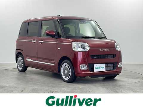 カタログ画像：ムーヴキャンバス （MOVE CANBUS） セオリーＧターボ 2022年7月 5BA-LA860S 660cc ファイアークォーツレッドメタリック 燃費20.9km / l メイン（その他）