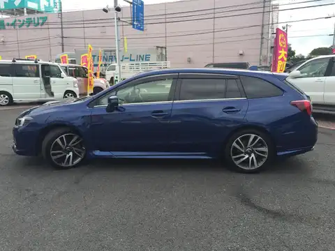 カタログ画像：レヴォーグ （LEVORG） １．６ＧＴ－Ｓアイサイト 2014年6月 DBA-VM4 1600cc ギャラクシィブルー・シリカ 燃費16.0km / l 外装