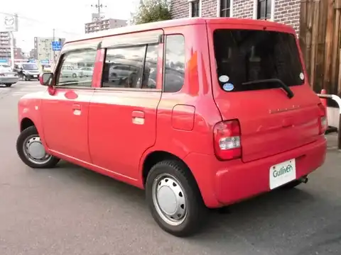 カタログ画像：アルトラパン （ALTO LAPIN） Ｘ 2005年12月 CBA-HE21S 660cc ブライトレッド２ 燃費19.8km / l バック