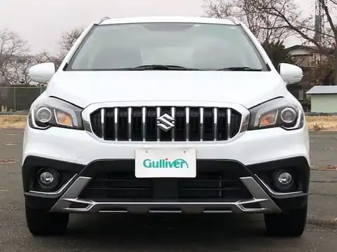 カタログ画像：ＳＸ４ Ｓクロス （SX4 S CROSS） ベースグレード 2019年10月 DBA-YB22S 1600cc クールホワイトパール 燃費15.2km / l フロント