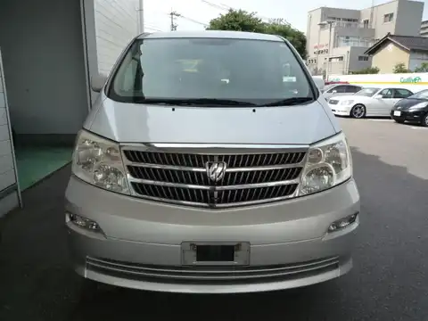 カタログ画像：アルファードＧ （ALPHARD G） ＡＸ トレゾア・アルカンターラバージョン 2004年6月 CBA-ANH15W 2400cc シルバーメタリック 燃費9.4km / l フロント