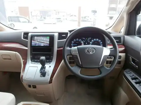 カタログ画像：アルファード （ALPHARD） ２４０Ｘ 2008年8月 DBA-ANH25W 2400cc シルバーメタリック 燃費11.4km / l 内装