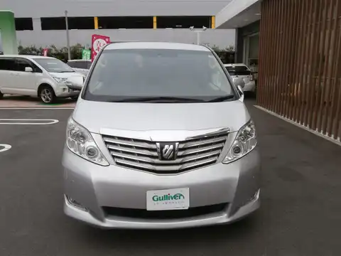 カタログ画像：アルファード （ALPHARD） ２４０Ｘ 2008年5月 DBA-ANH20W 2400cc シルバーメタリック 燃費11.6km / l フロント