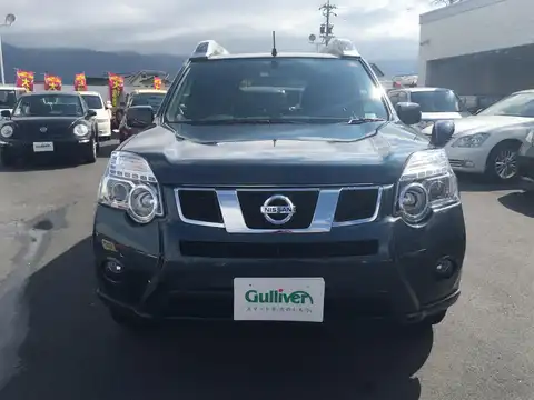 カタログ画像：エクストレイル （X-TRAIL） ２０Ｘtt 2012年7月 DBA-T31 2000cc スチールブルー（Ｍ） 燃費14.0km / l フロント