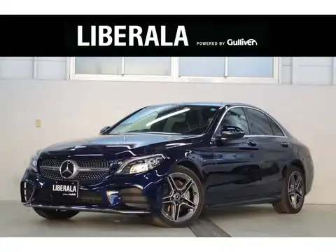 カタログ画像：Ｃクラス （C-CLASS） Ｃ２００アバンギャルド ＡＭＧライン 2019年1月 5AA-205077 1500cc カバンサイトブルー（Ｍ） 燃費12.9km / l メイン（その他）