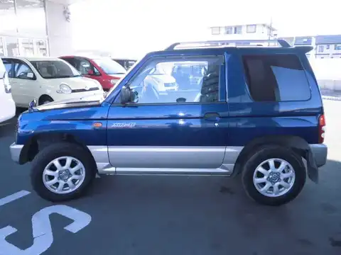 カタログ画像：パジェロミニ （PAJERO MINI） ＸＲ－Ⅱ 1997年5月 E-H51A 660cc マリアナブルー（Ｐ）／シンフォニックシルバー（Ｍ） 外装