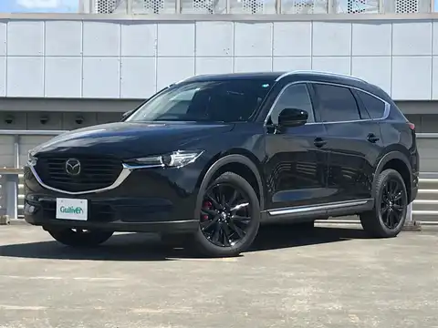 カタログ画像：ＣＸ－８ （CX-8） ２５Ｓ ブラックトーンエディション 2020年12月 6BA-KG5P 2500cc ジェットブラックマイカ 燃費12.2km / l メイン（その他）