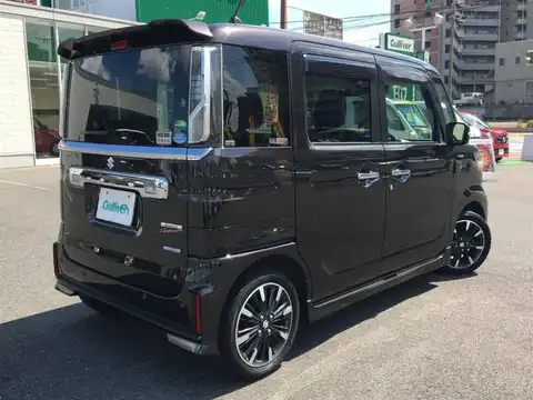 カタログ画像：スペーシアカスタム （SPACIA CUSTOM） ハイブリッドＸＳターボ 2020年8月 4AA-MK53S 660cc ムーンライトバイオレットパールメタリック 燃費19.8km / l 外装