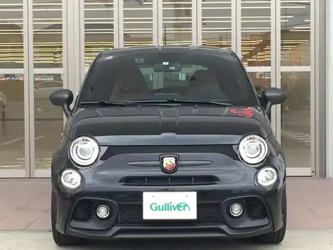 カタログ画像：アバルト５９５ （ABARTH 595） コンペティツィオーネ 2019年6月 ABA-31214T 1400cc ネロスコルピオーネ 燃費13.1km / l フロント