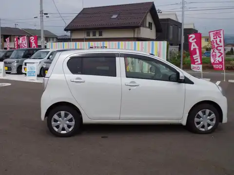 カタログ画像：ミライース （MIRA E:S） Ｇｆ 2012年5月 DBA-LA310S 660cc パールホワイトⅢ 燃費27.0km / l 外装