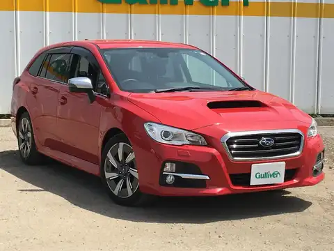 カタログ画像：レヴォーグ （LEVORG） １．６ＧＴアイサイト 2015年4月 DBA-VM4 1600cc ピュアレッド 燃費17.6km / l メイン（その他）