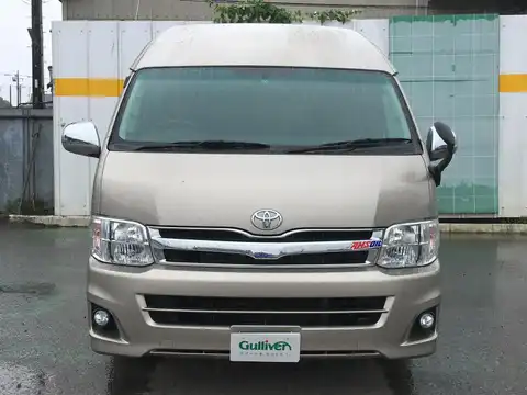 カタログ画像：ハイエースワゴン （HIACE WAGON） グランドキャビン 2010年7月 CBA-TRH224W 2700cc ゴールドメタリック 燃費8.4km / l フロント