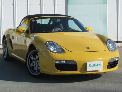 カタログ画像：ボクスター （BOXSTER） ボクスター 2005年8月 GH-98725 2700cc スピードイエロー 燃費9.3km / l メイン（その他）