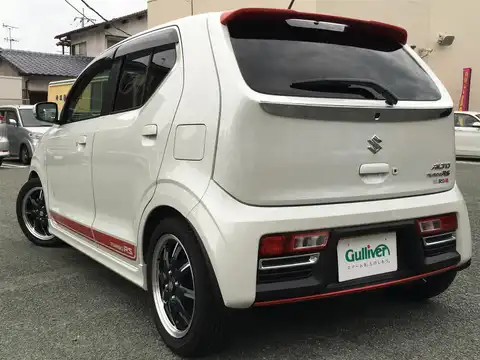 カタログ画像：アルトターボＲＳ （ALTO TURBO RS） ベースグレード 2015年3月 DBA-HA36S 660cc パールホワイト 燃費24.6km / l バック