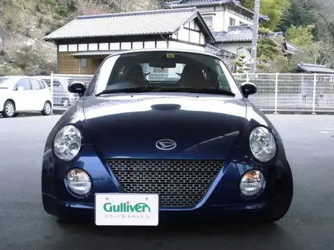 カタログ画像：コペン （COPEN） レザーパッケージ 2007年9月 ABA-L880K 660cc ＤＣ・ダークブルーマイカメタリック 燃費15.2km / l フロント