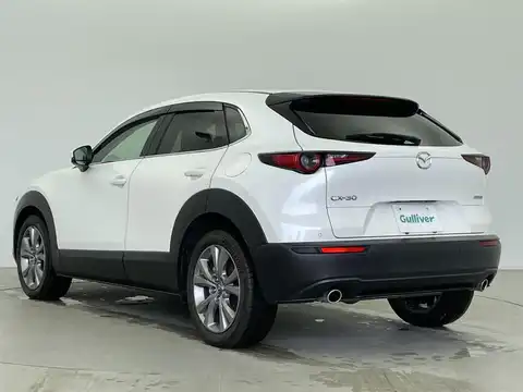 カタログ画像：ＣＸ－３０ （CX-30） ＸＤ ツーリング 2024年12月 3DA-DM8R 1800cc スノーフレイクホワイトパールマイカ 燃費19.5km / l バック