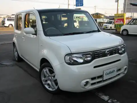 カタログ画像：キューブ （CUBE） １５Ｇ 2008年11月 DBA-Z12 1500cc ホワイトパール（３Ｐ） 燃費19.2km / l メイン（その他）