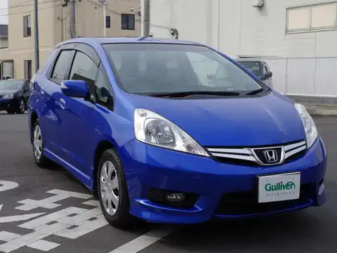 カタログ画像：フィットシャトル （FIT SHUTTLE） １５Ｘ 2012年6月 DBA-GG7 1500cc アズールブルー・メタリック 燃費18.8km / l メイン（その他）