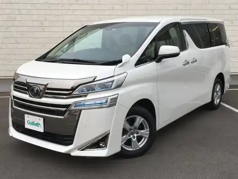 カタログ画像：ヴェルファイア （VELLFIRE） ２．５Ｘ 2018年1月 DBA-AGH35W 2500cc ホワイトパールクリスタルシャイン 燃費12.4km / l フロント