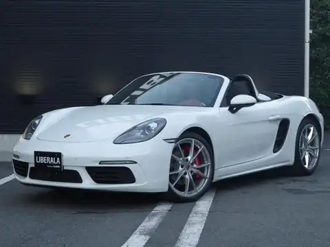 カタログ画像：７１８ボクスター （718 BOXSTER） ７１８ボクスターＳ 2016年4月 ABA-982H2 2500cc ホワイト フロント