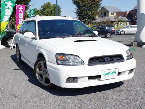 カタログ画像：レガシィツーリングワゴン （LEGACY TOURING WAGON） ＧＴ－Ｂ Ｓエディション 2002年11月 TA-BH5 2000cc ピュアホワイト 燃費11.4km / l メイン（その他）