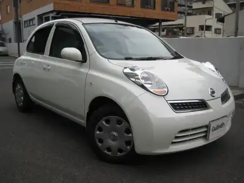 カタログ画像：マーチ （MARCH） １５Ｇ 2008年5月 DBA-YK12 1500cc ホワイトパール（３Ｐ） 燃費19.8km / l メイン（その他）