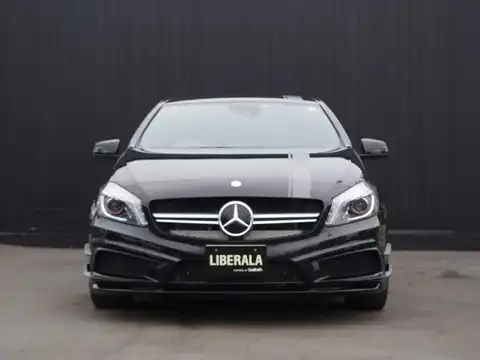 カタログ画像：Ａクラス （A-CLASS） Ａ４５ ＡＭＧ ４マチック エディション １ 2013年7月 CBA-176052 2000cc コスモスブラック フロント