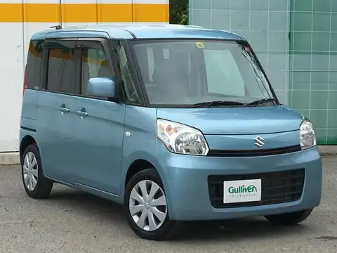 カタログ画像：スペーシア （SPACIA） Ｘ（レーダーブレーキサポート装着車） 2013年9月 DBA-MK32S 660cc フィズブルーパールメタリック 燃費26.8km / l メイン（その他）