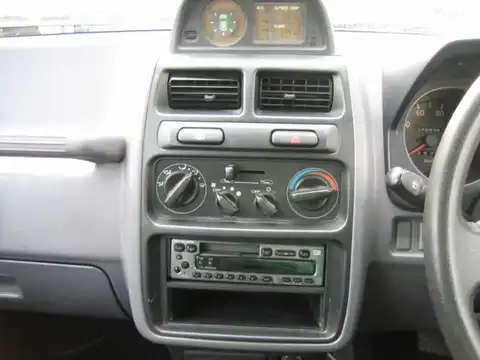 カタログ画像：パジェロミニ （PAJERO MINI） ＶＲ－Ⅱ 1997年5月 E-H56A 660cc マリアナブルー（Ｐ）／シンフォニックシルバー（Ｍ） 内装