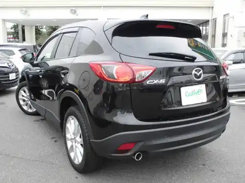 カタログ画像：ＣＸ－５ （CX-5） ＸＤ 2012年9月 LDA-KE2AW 2200cc ブラックマイカ 燃費18.0km / l バック