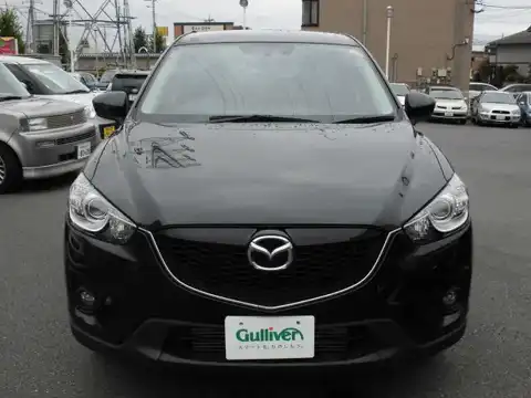 カタログ画像：ＣＸ－５ （CX-5） ＸＤ 2012年9月 LDA-KE2AW 2200cc ブラックマイカ 燃費18.0km / l フロント