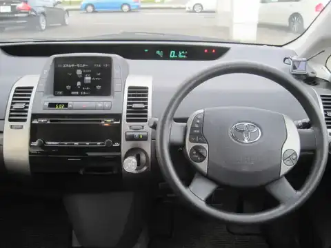 カタログ画像：プリウス （PRIUS） Ｓツーリングセレクション 2007年2月 DAA-NHW20 1500cc ブラック 燃費30.0km / l 内装