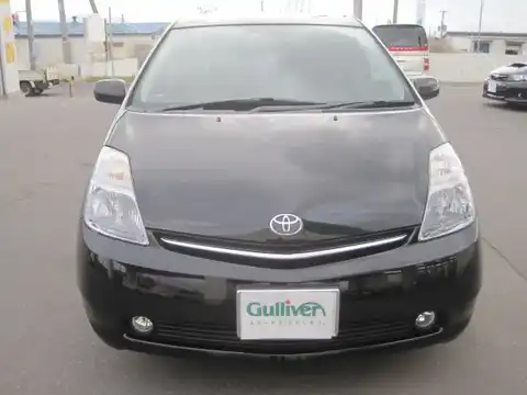 カタログ画像：プリウス （PRIUS） Ｓツーリングセレクション 2008年9月 DAA-NHW20 1500cc ブラック 燃費30.0km / l フロント